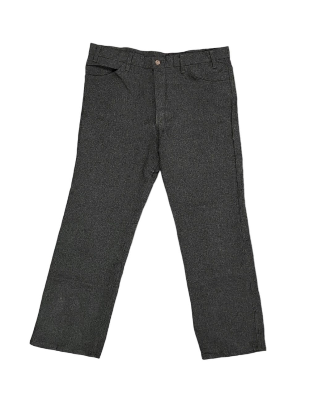 Vintage Levi’s Sta Prest Pants Charcoal 1980s USA Made 38x30